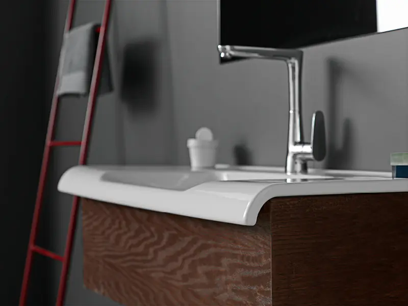 Etajerli Lavabo, Anova, 100X50 Cm | Sakarya Lavabo Modelleri | ADADUŞ