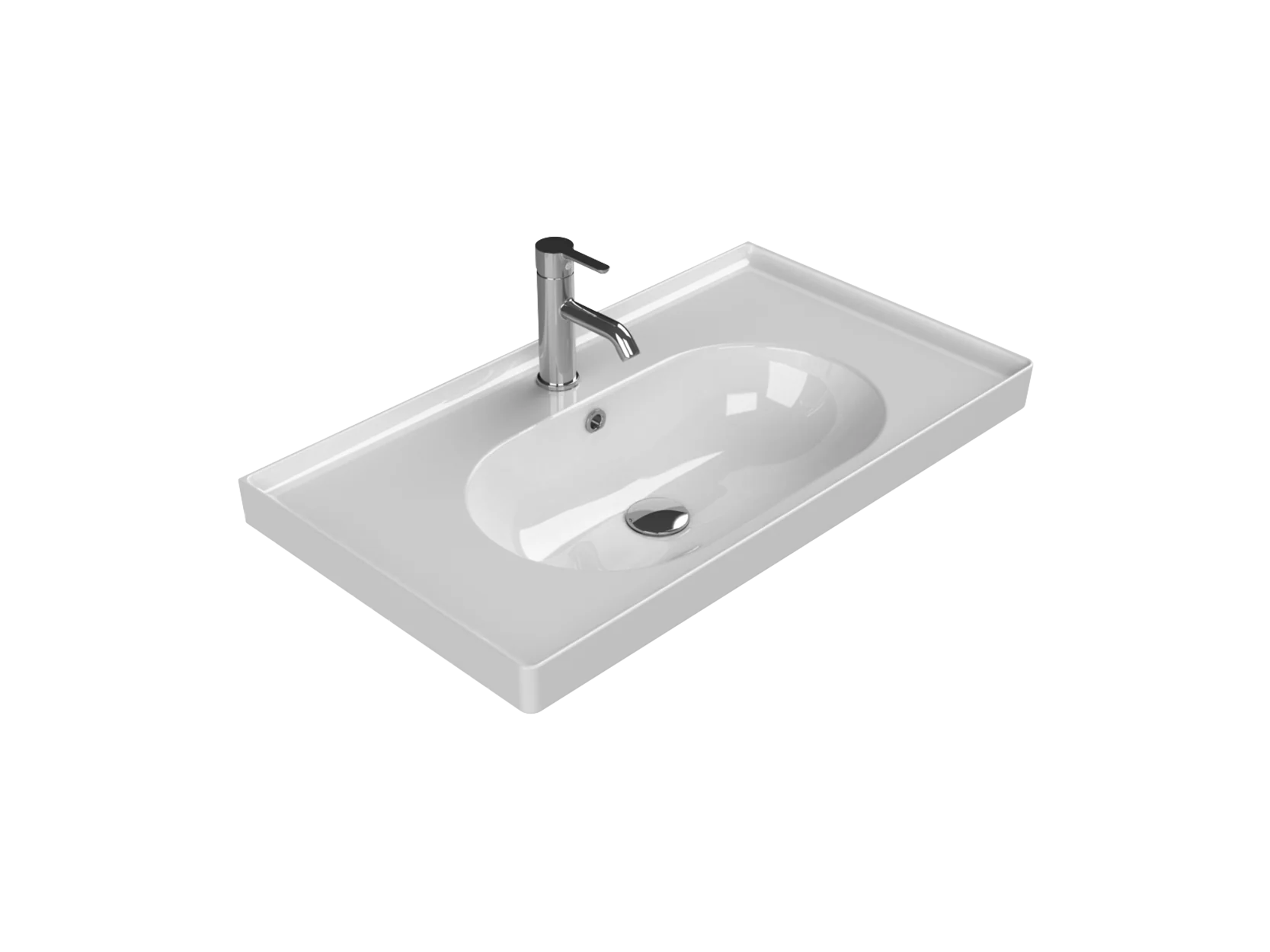 Etajerli Lavabo, Arya, 80X45 Cm | Sakarya Lavabo Modelleri | ADADUŞ