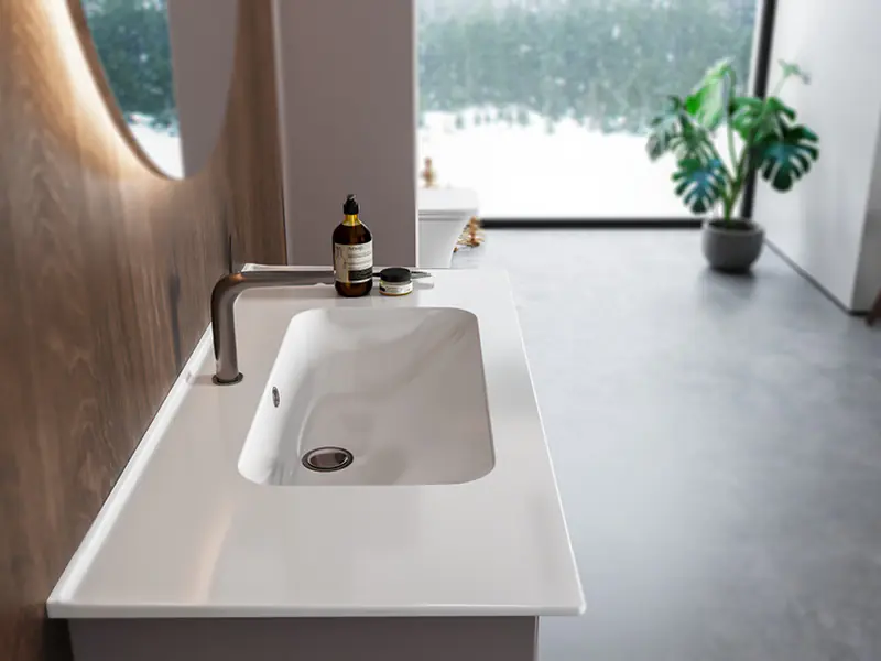 Etajerli Lavabo, Blue, 50X36 Cm | Sakarya Lavabo Modelleri | ADADUŞ