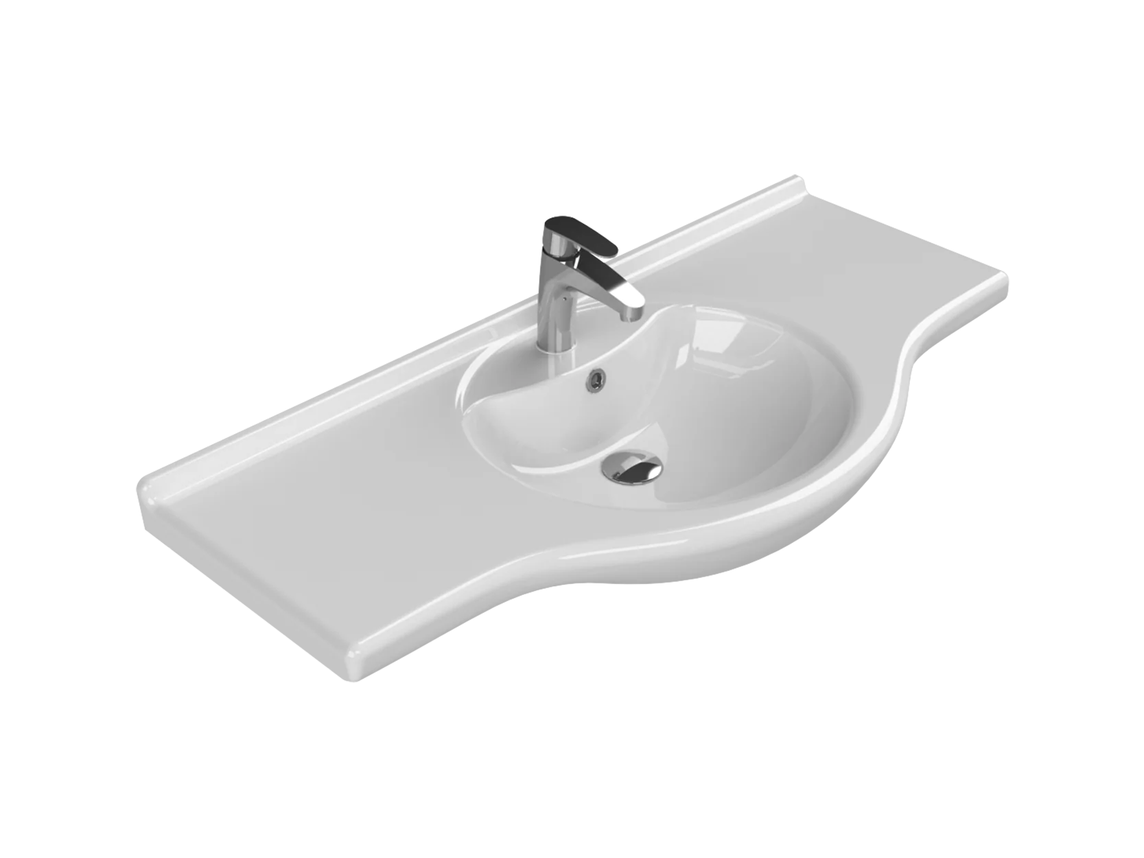 Etajerli Lavabo, Nil, 105X50 Cm | Sakarya Lavabo Modelleri | ADADUŞ