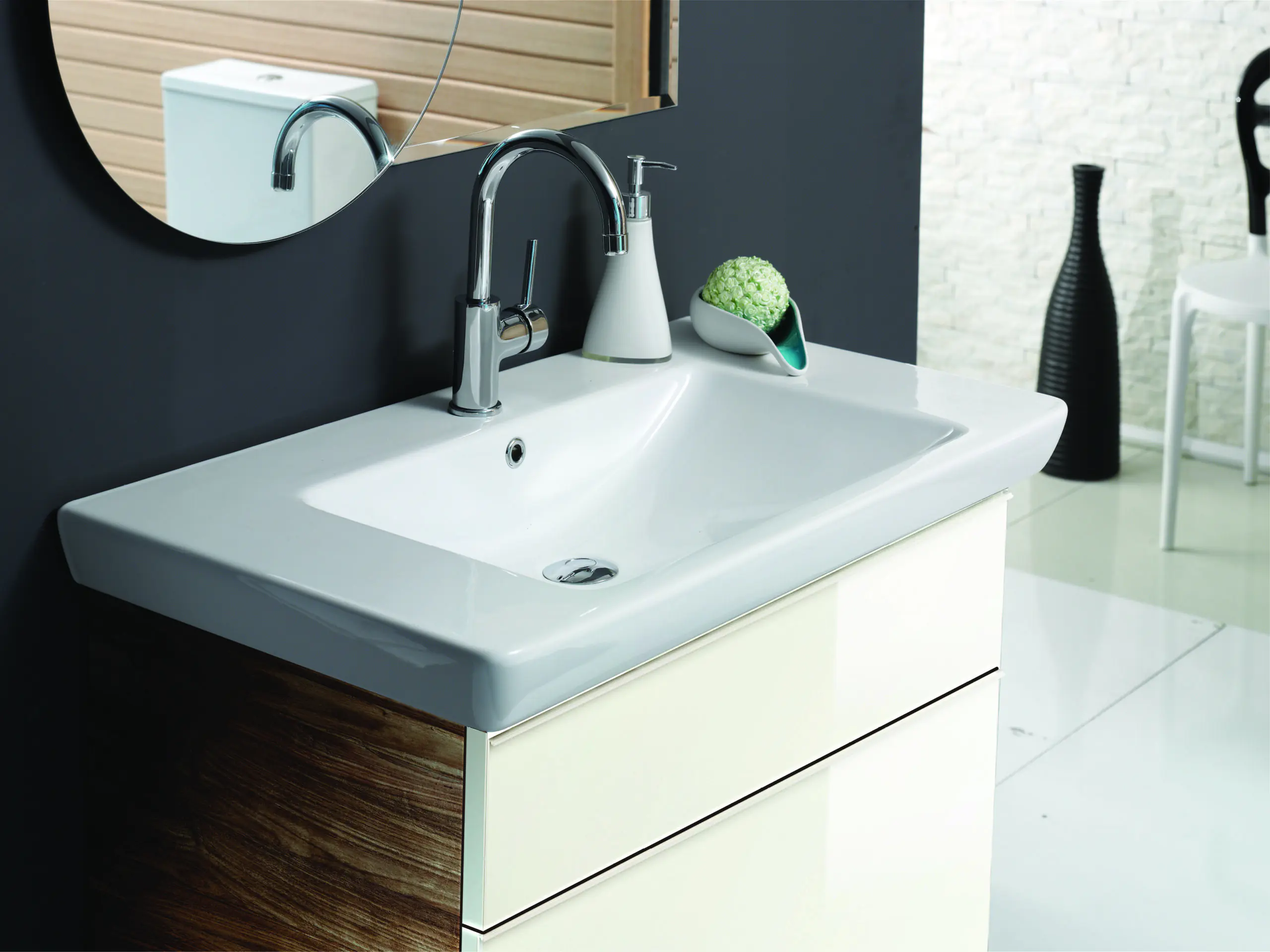 Etajerli Lavabo, Porto, 55X38 Cm | Sakarya Lavabo Modelleri | ADADUŞ