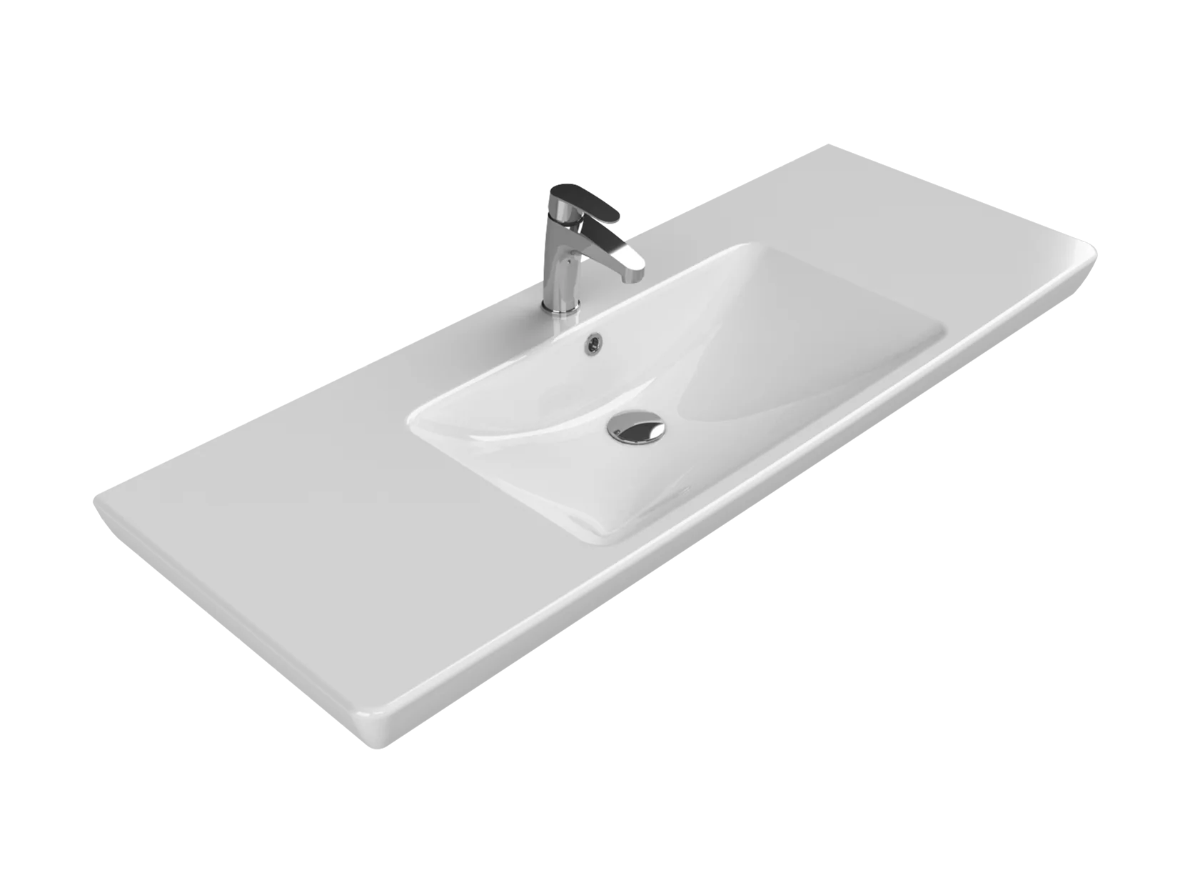 Etajerli Lavabo, Porto D, 125X48 Cm | Sakarya Lavabo Modelleri | ADADUŞ