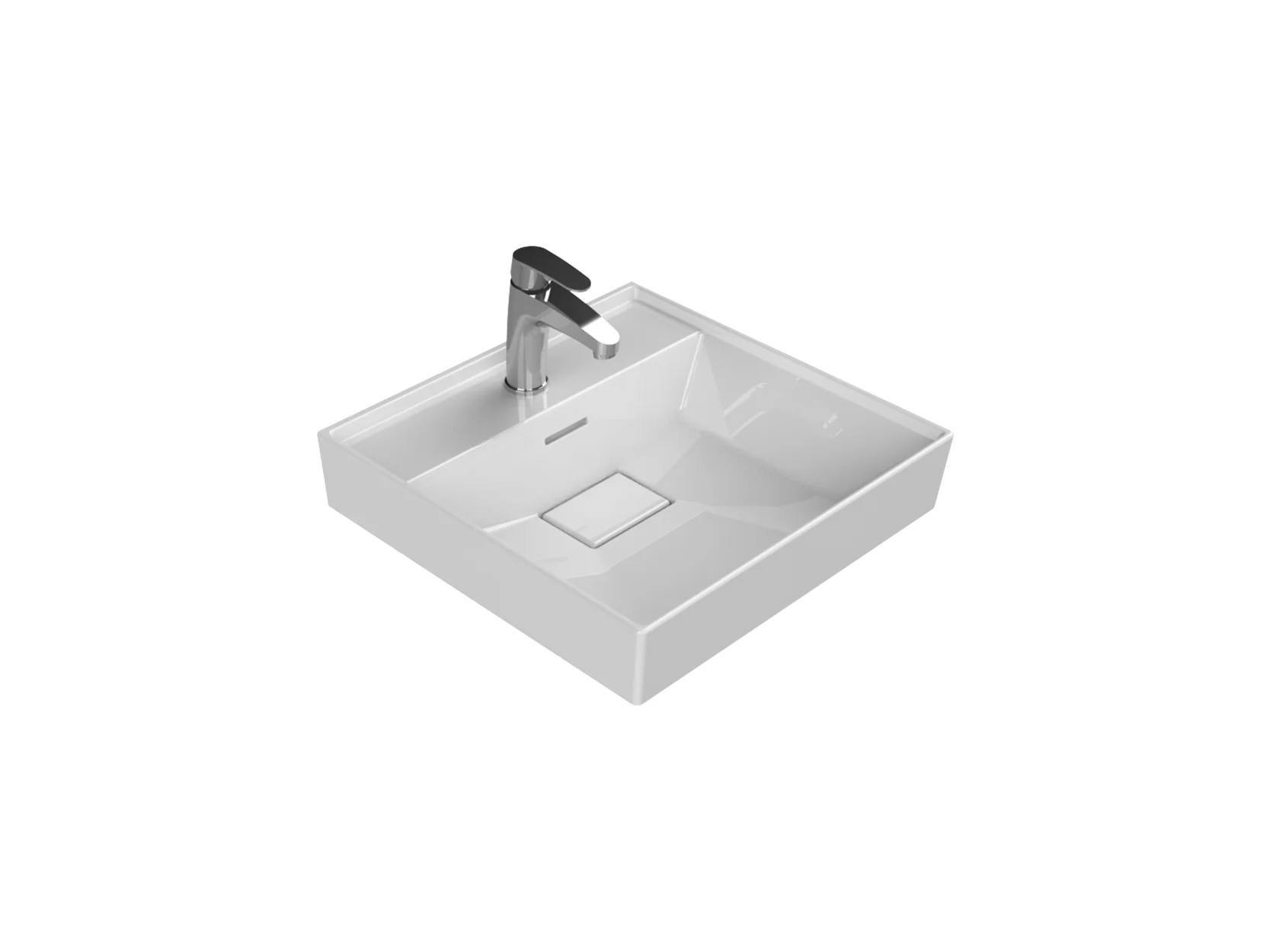 Etajerli Lavabo, Sharp, 48X48 Cm | Sakarya Lavabo Modelleri | ADADUŞ