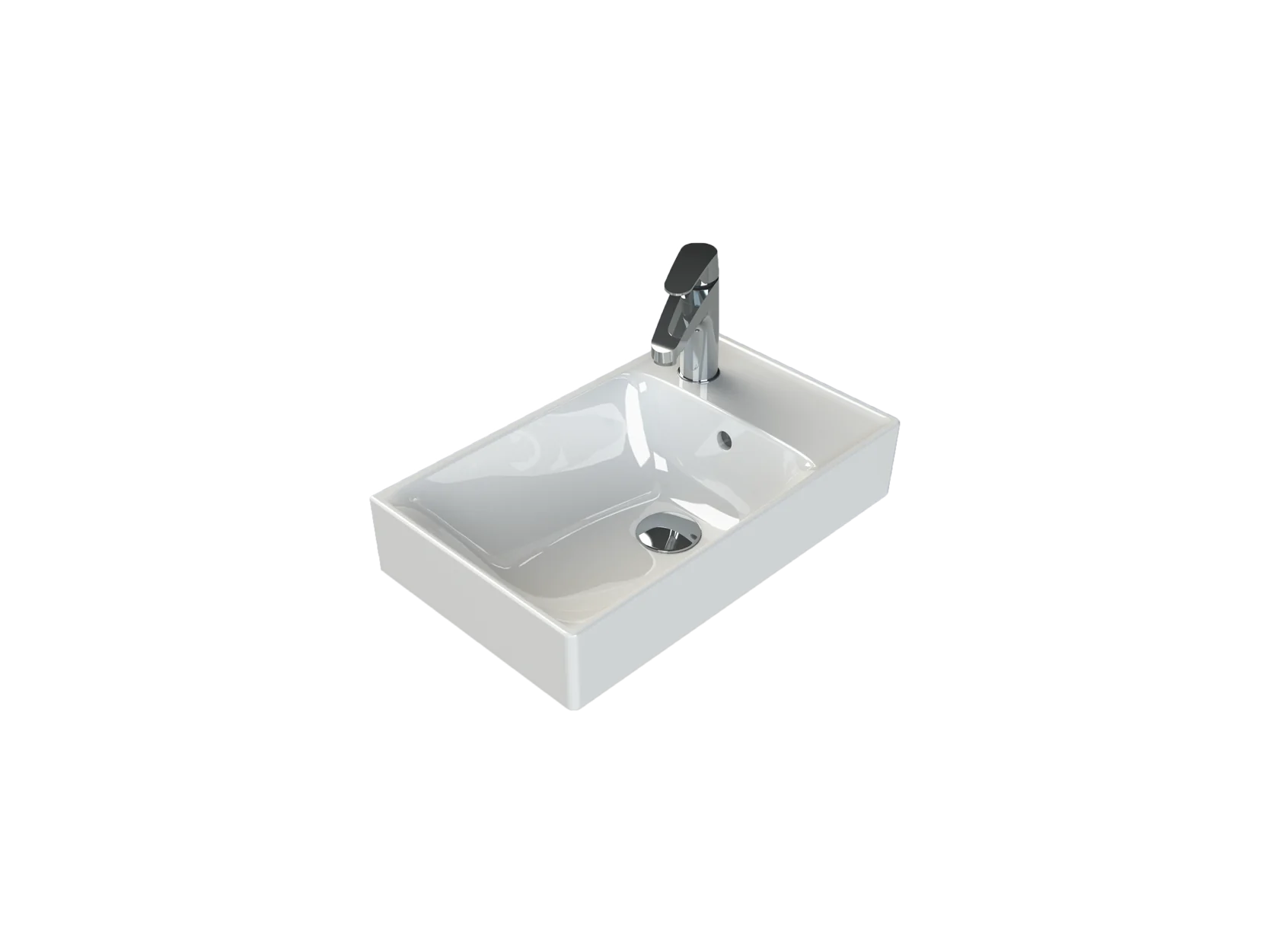 Etajerli Lavabo, Sharp, 50X30 Cm | Sakarya Lavabo Modelleri | ADADUŞ