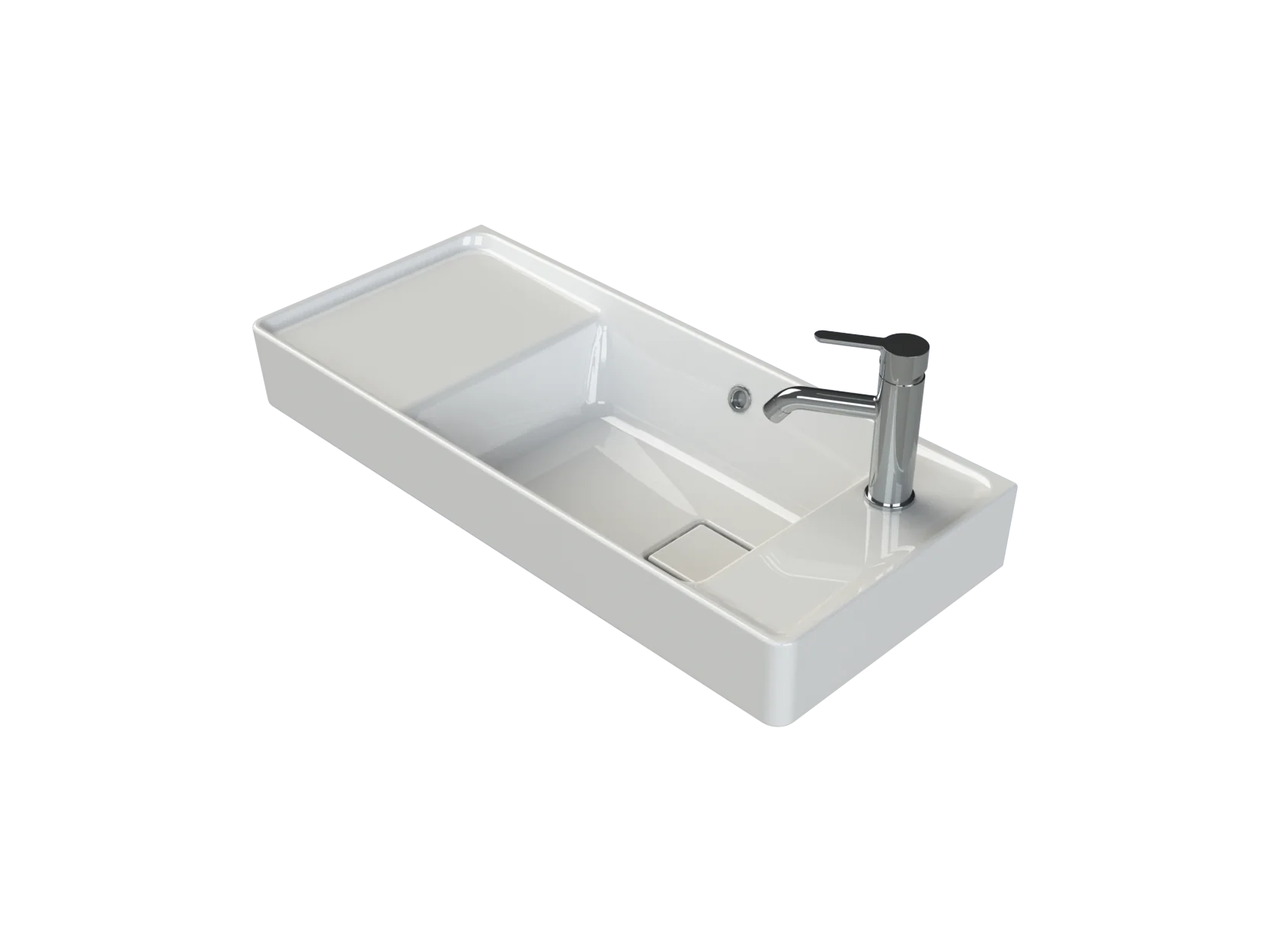 Etajerli Lavabo, Sharp, 80X35 Cm | Sakarya Lavabo Modelleri | ADADUŞ