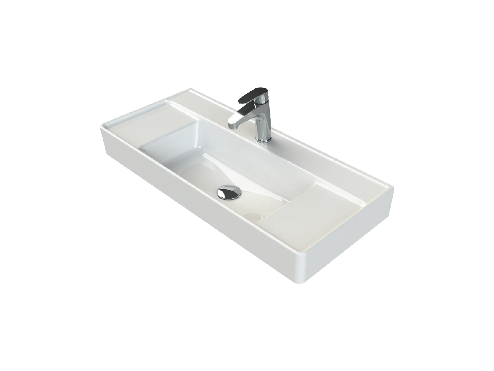 Etajerli Lavabo, Sharp, 85X38 Cm | Sakarya Lavabo Modelleri | ADADUŞ