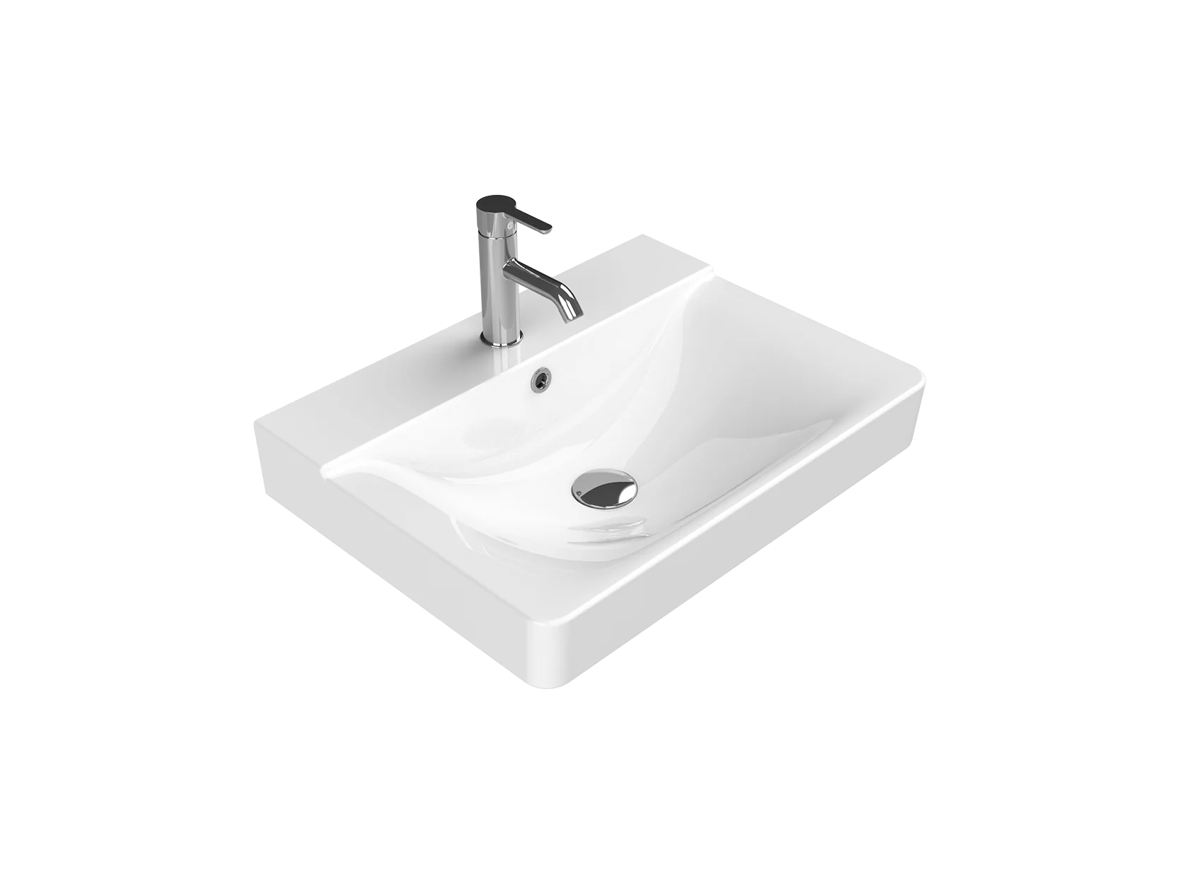 Etajerli Lavabo, Yeni Mona, 60X45 Cm | Sakarya Lavabo Modelleri | ADADUŞ