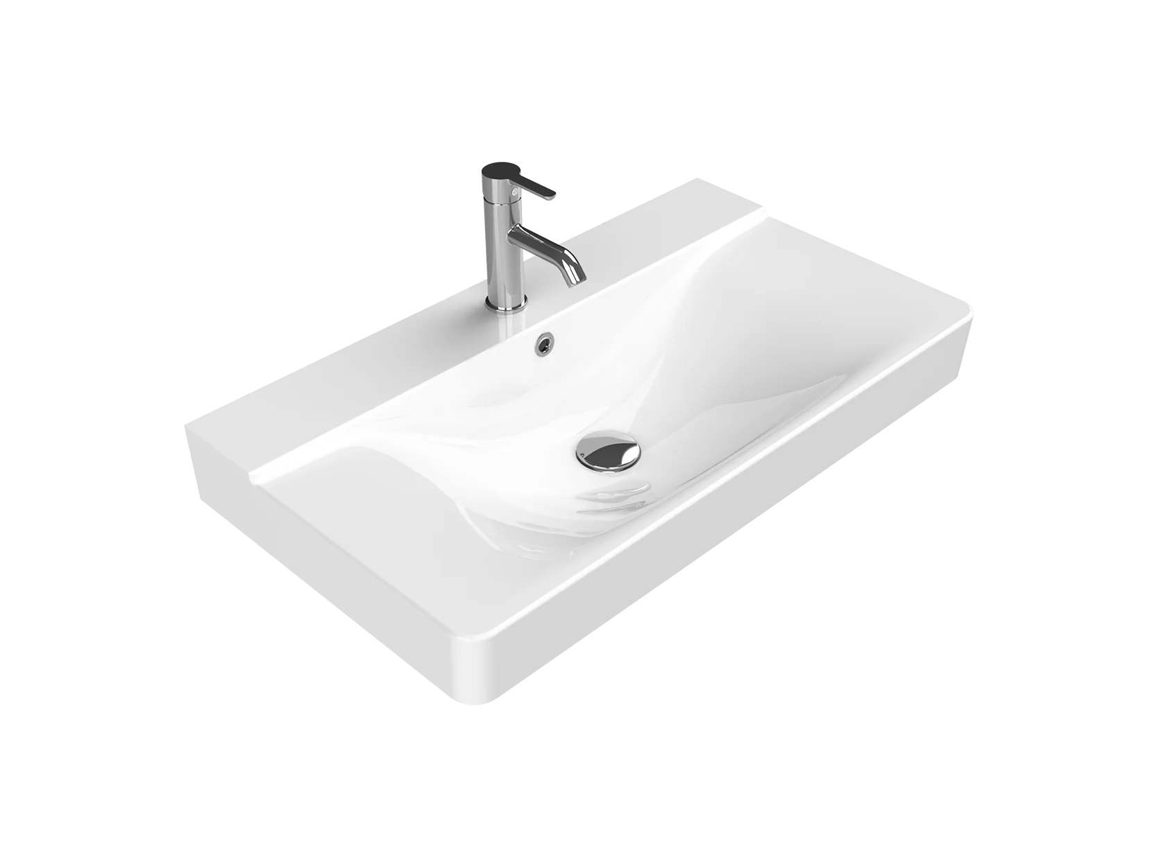 Etajerli Lavabo, Yeni Mona, 80X45 Cm | Sakarya Lavabo Modelleri | ADADUŞ