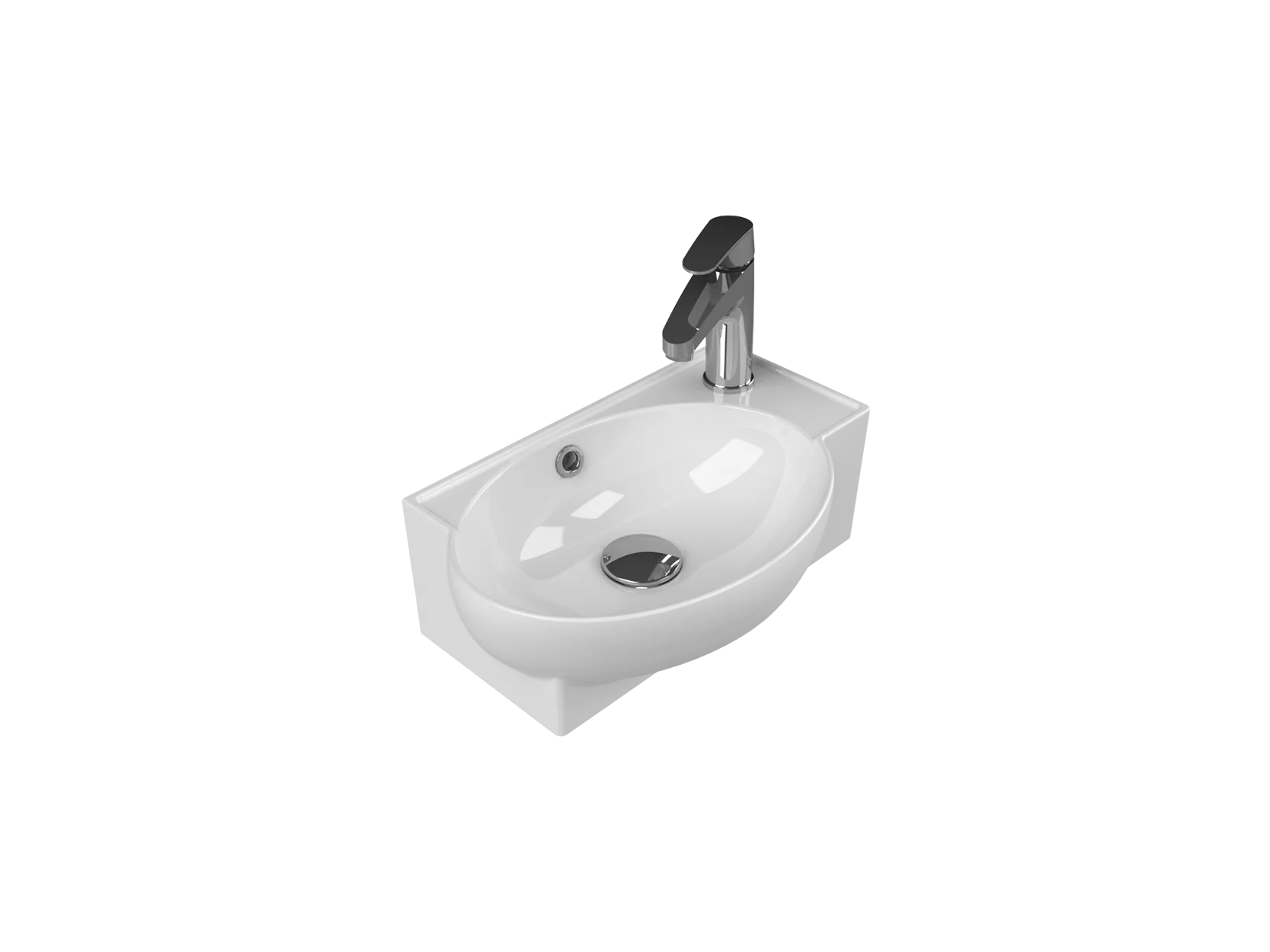 Köşe Lavabo, Mini, 28X45 Cm | Sakarya Lavabo Modelleri | ADADUŞ