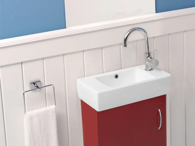 Tezgah Üstü Lavabo, City, 25X50 Cm (Batarya Deliği Sağda) | Sakarya Lavabo Modelleri | ADADUŞ