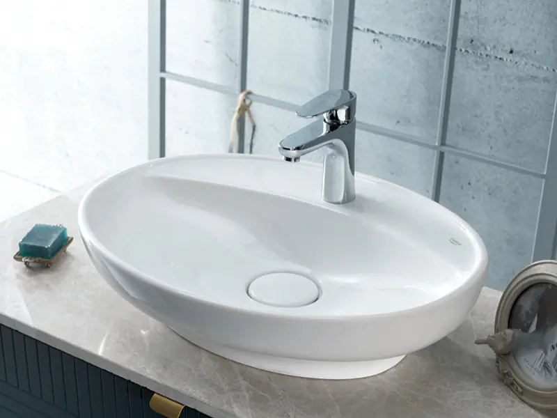 Tezgah Üstü Lavabo, Lal C, 60X45,5 Cm | Sakarya Lavabo Modelleri | ADADUŞ