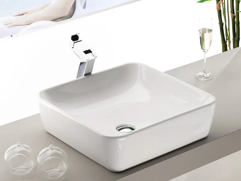 Tezgah Üstü Lavabo, One, 46X46 Cm | Sakarya Lavabo Modelleri | ADADUŞ