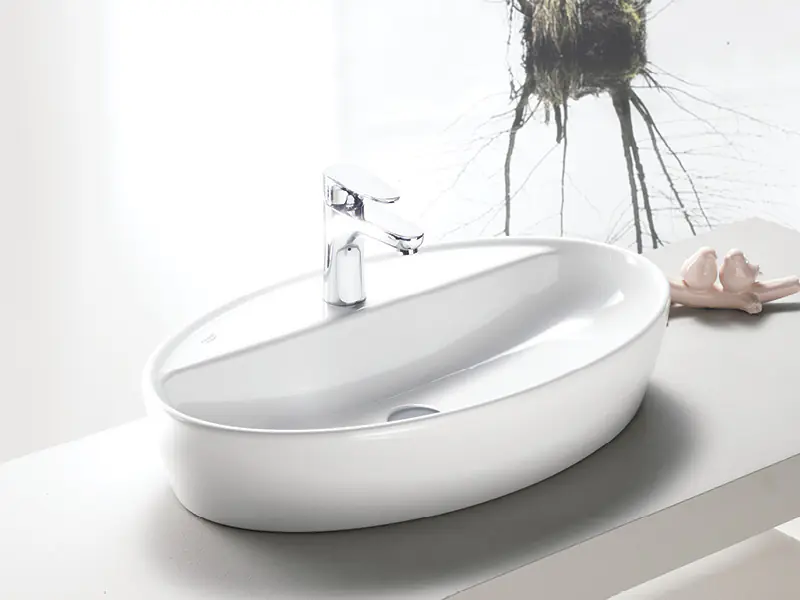 Tezgah Üstü Lavabo, One, 67X42 Cm (Batarya Delikli) | Sakarya Lavabo Modelleri | ADADUŞ