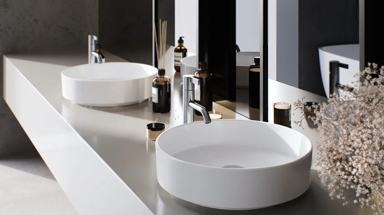 Tezgah Üstü Lavabo, Suit, Ø 40 Cm | Sakarya Lavabo Modelleri | ADADUŞ